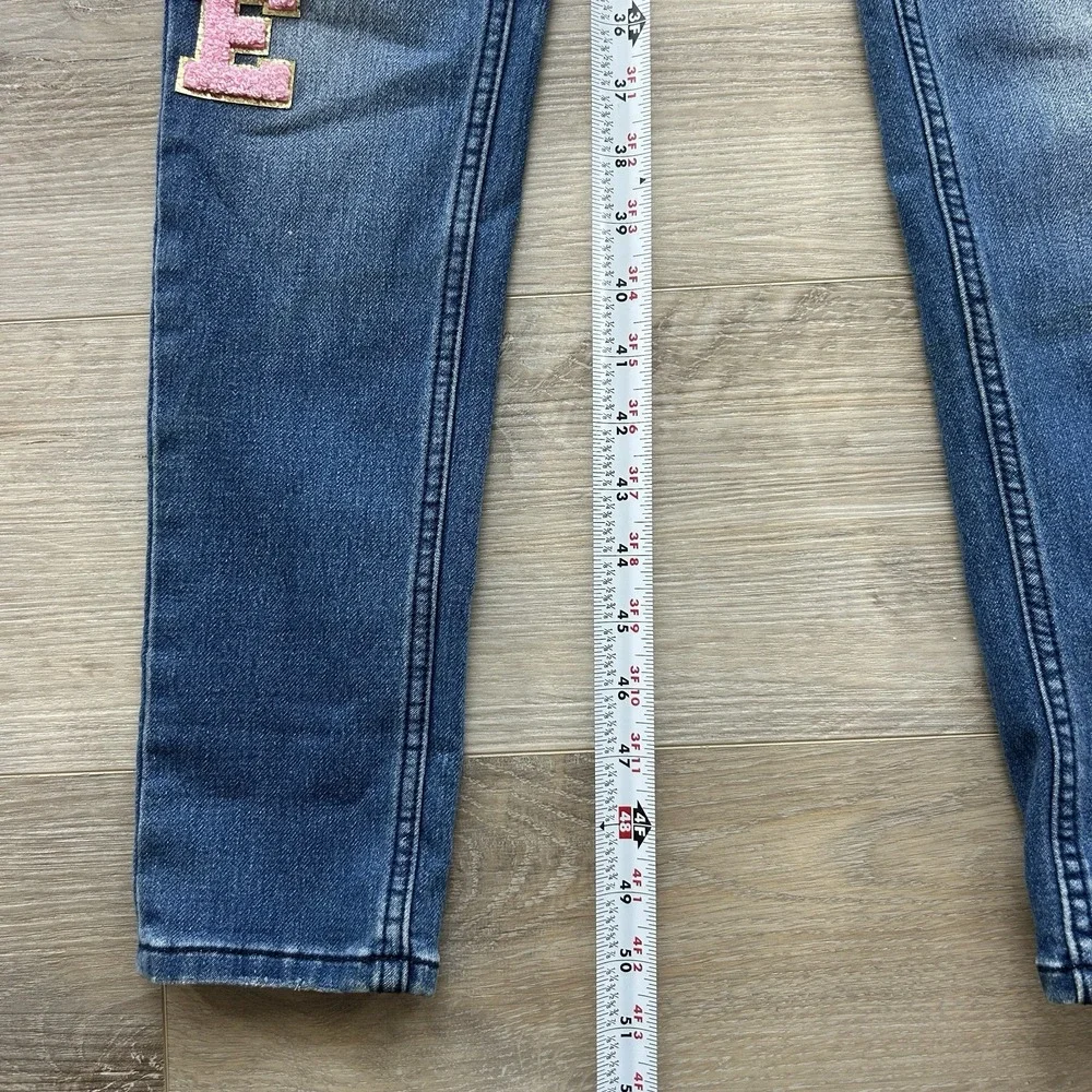 Silver Jeans Taylor Swift SWIFTIE Girls Youth Size‎ 14 Custom Denim Overalls
